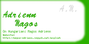 adrienn magos business card